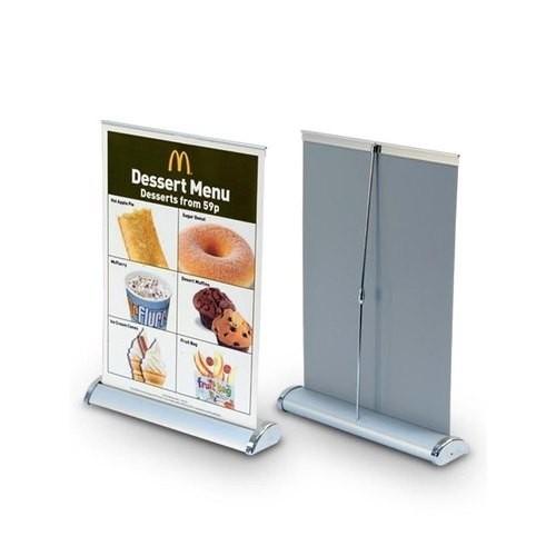 Terlaris Roll Up Banner Mini Stand