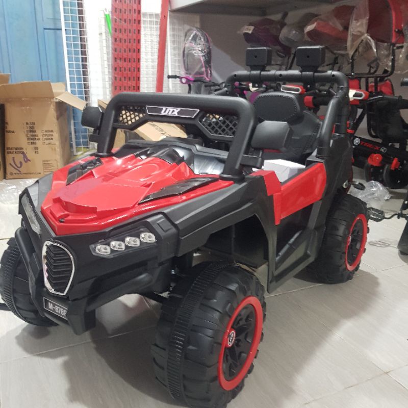 Mobil Aki remot anak pmb M-8788 - UTX promo  mobil jeep murah musik remot control
