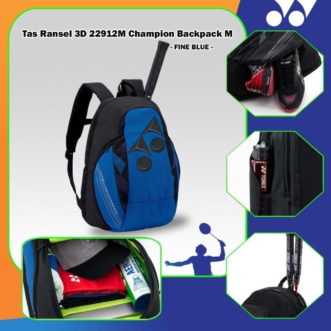 YONEX TAS 3D-Q014-22912M Champion Backpack Badminton Original