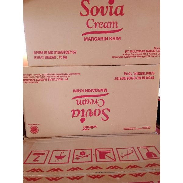 sovia margarin cream 250 gram 500 gram