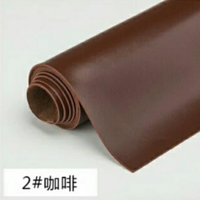 Terlaris Bahan Kulit Sintetis Tebal Md Pelangi Coklat Tua 50X137Cm, Tebal 2Mm Limited Edition