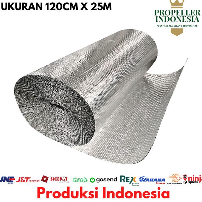 Bubble Aluminium Foil Peredam Panas Insulasi Atap Alumunium Foil Roll