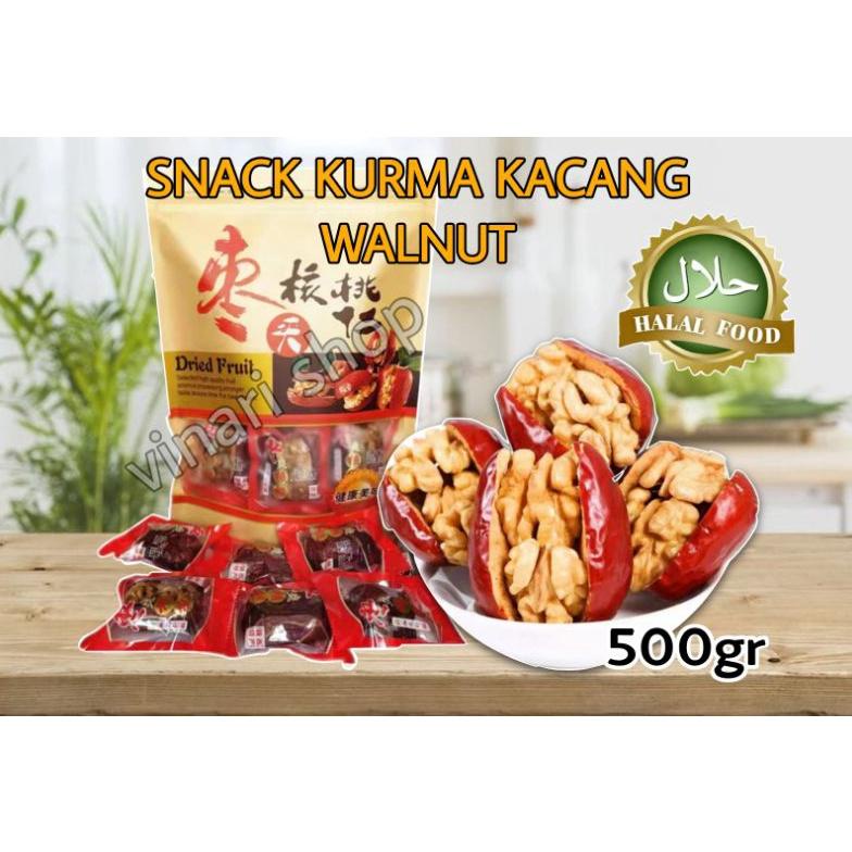 

Snack Kurma Kacang Walnut 500gr/Snack Angco Walnut Original Best Seller