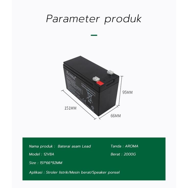 ( Bisa Cod ) 12V 8AH Aki Battery  msa hitam / aki battery batre accu sprayer elektrik 6v 7ah/ AKI 12