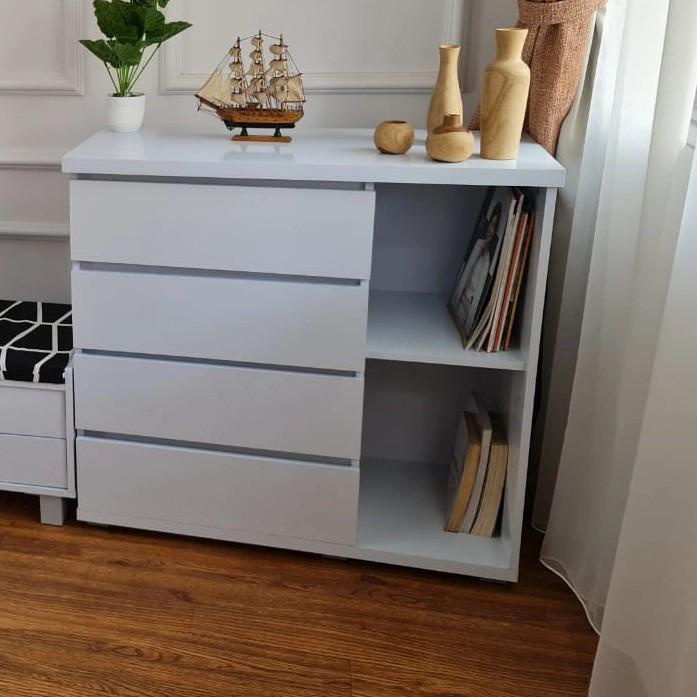 Terlaris Credenza Rak Arsip Rak Buku Drawer Lemari Buku Lemari Arsip Rsg 85