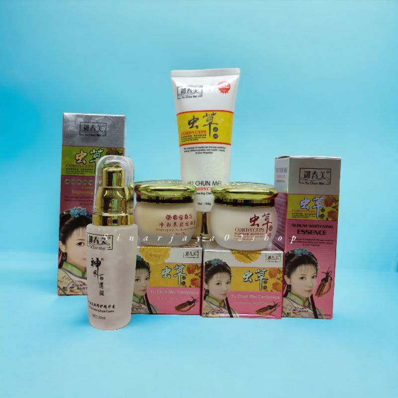 Paket Cream Yu Chun Mei 4in1 Siang Malam Whitening Bpom 30gr