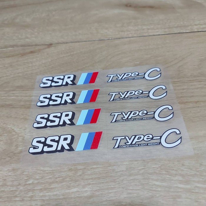 Stiker Untuk Velg Mobil Ssr Type C