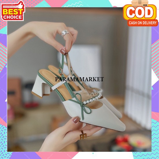 Zara 154 Vinyl Heels Kaca Transparan Heels Wanita Hak Tahu Hils Hak Kaca Wanita Hels Wanita Kerja Ku