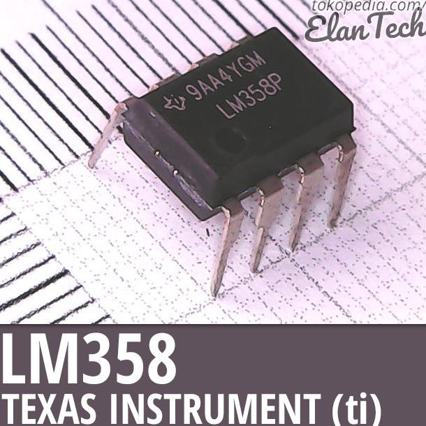 LM358 / LM 358 LM358P Texas Instrument TI Ori Original Asli Elan73c Juara