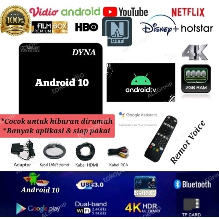 Smart Tv Box Android Stb Android 9 Full Premium Voice Assistant