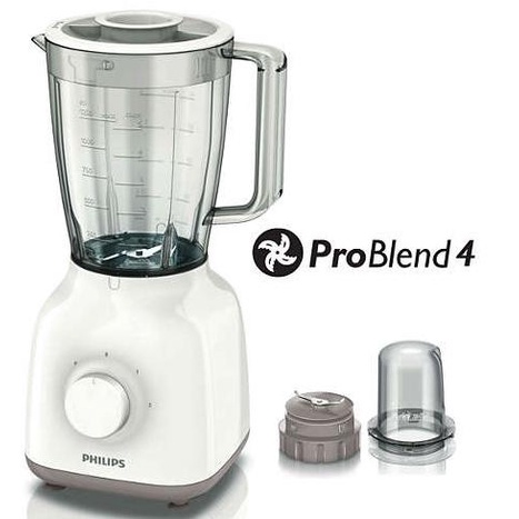 Blender Philips Plastik HR2102 - Putih / HR 2102