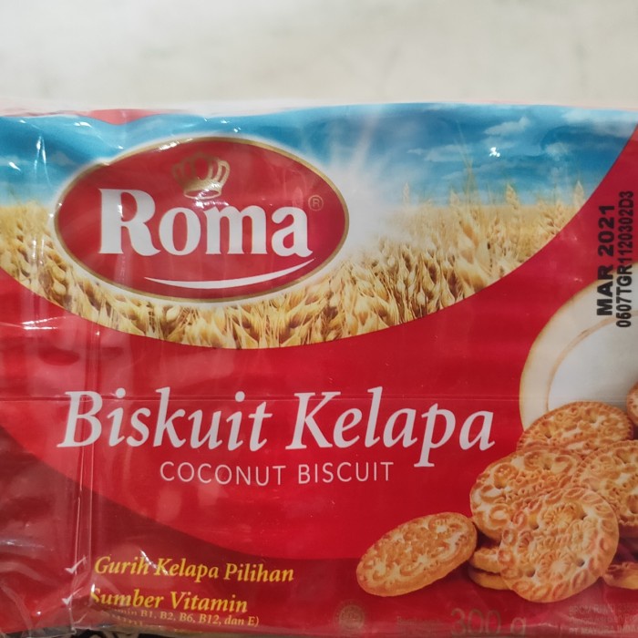 

Biskuit Roma Kelapa Family Pack isi 7 pack x 300gr