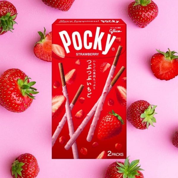 

Coklat Import jepang pocky coklat tubu tubu strawberry isi 2 packs