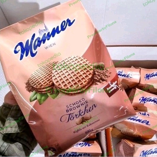 

wafer MANNER Schoko Brownie Torchen - rare