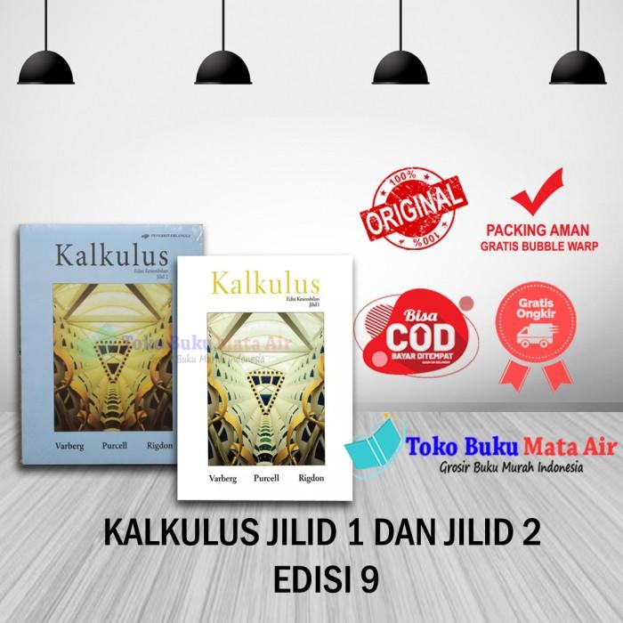 Best Seller Original Paket Kalkulus Jilid 1 Dan Jilid 2 Edisi 9 - Purcell Erlangga