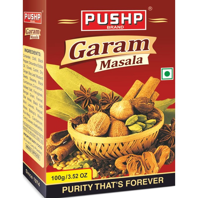 

langsung order saja] PUSHP GARAM MASALA BOX 100 GM