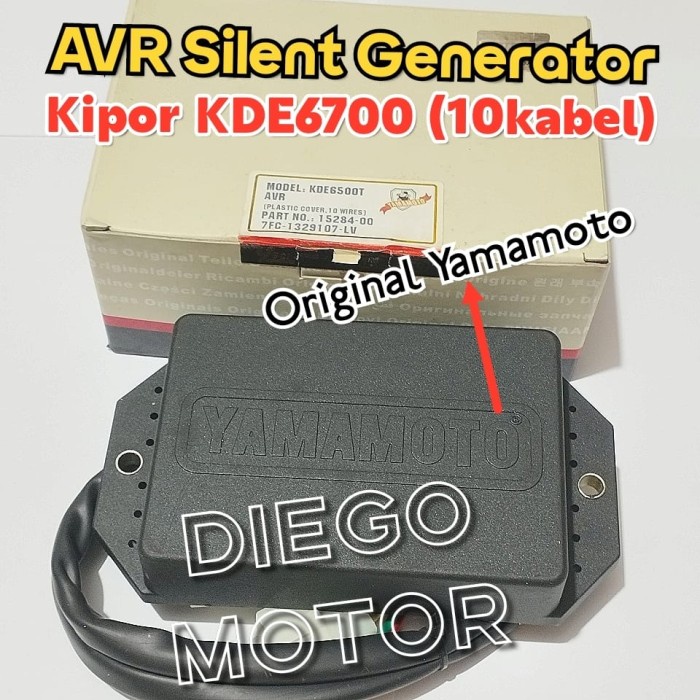 Ready AVR Genset Silent Solar 10 kabel Yamamoto Original