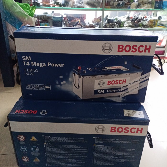 Ready Aki Fuso/ Aki Truk/ Aki Genset/ Bosch MF N120/ 12v 120Ah/ 115F51