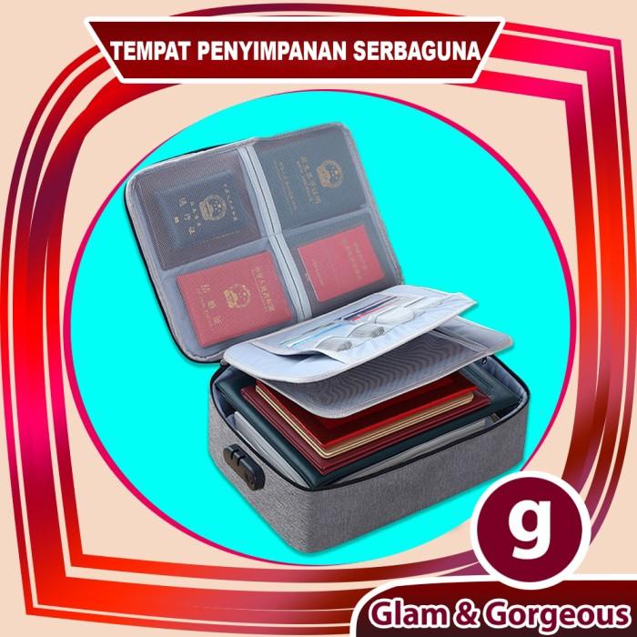 

Terlaris Tas Penyimpanan Dokumen Serbaguna 2 Tipe Dengan Kunci - Td001