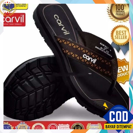 Sendal Selop Pria Kulit Pakalolo Karang 05 Terbaru ginal Bayar Ditempat Sandal Carvil Pria/Wanita Uk
