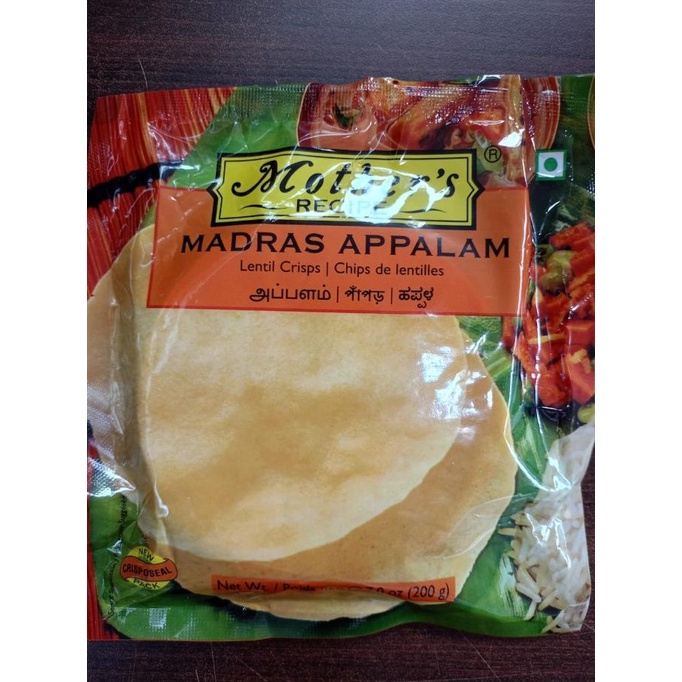 

:0:0:0] MOTHER'S MADRAS APPALAM 200 GM