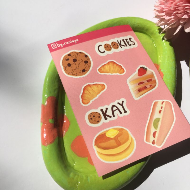 

Stiker Vinyl Lucu | Deco Sticker DIY Scrapbook | Sticker Note Journal 1 Lembar