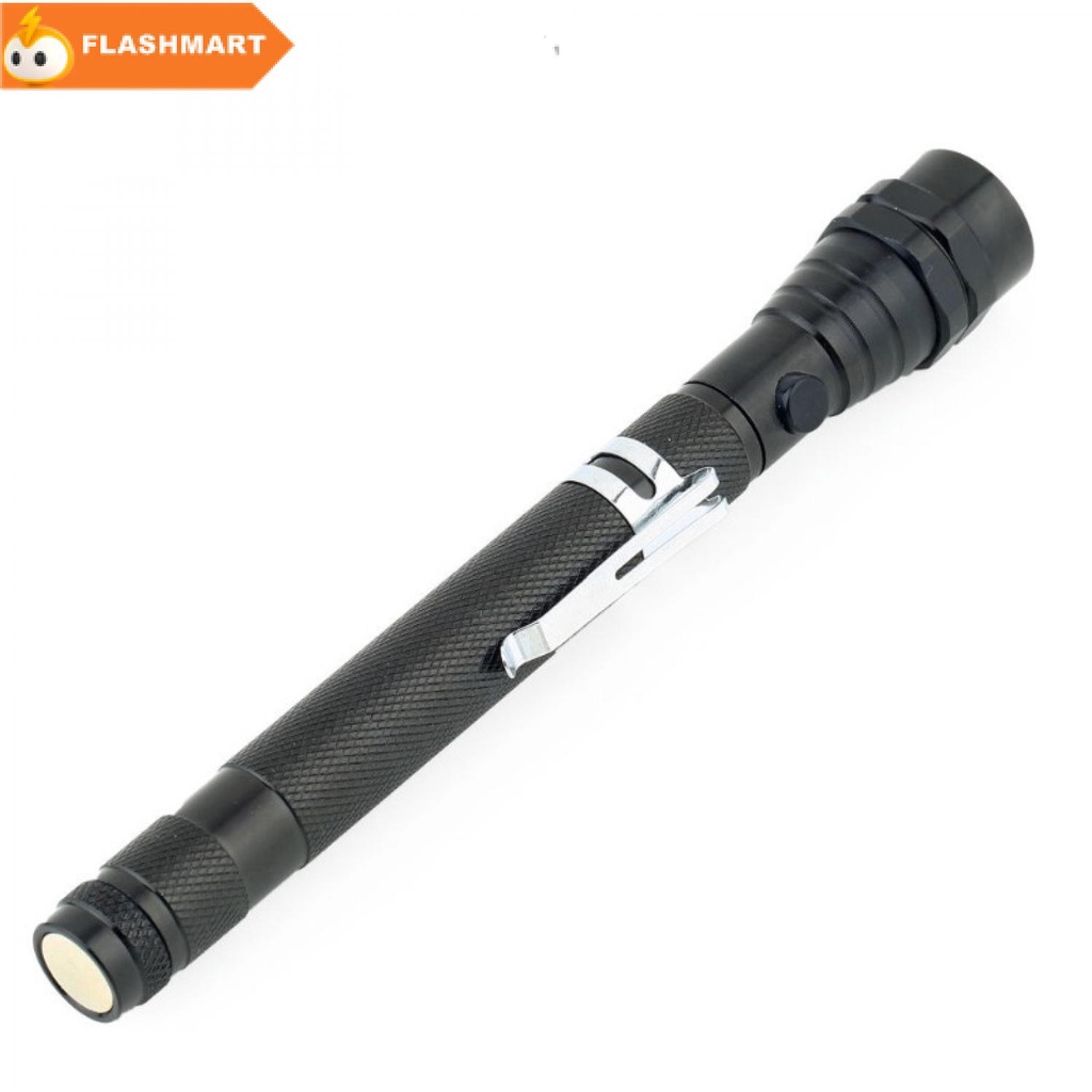 FLASHMART LED Telescopic Flexible Magnetic Pick Up Flashlight