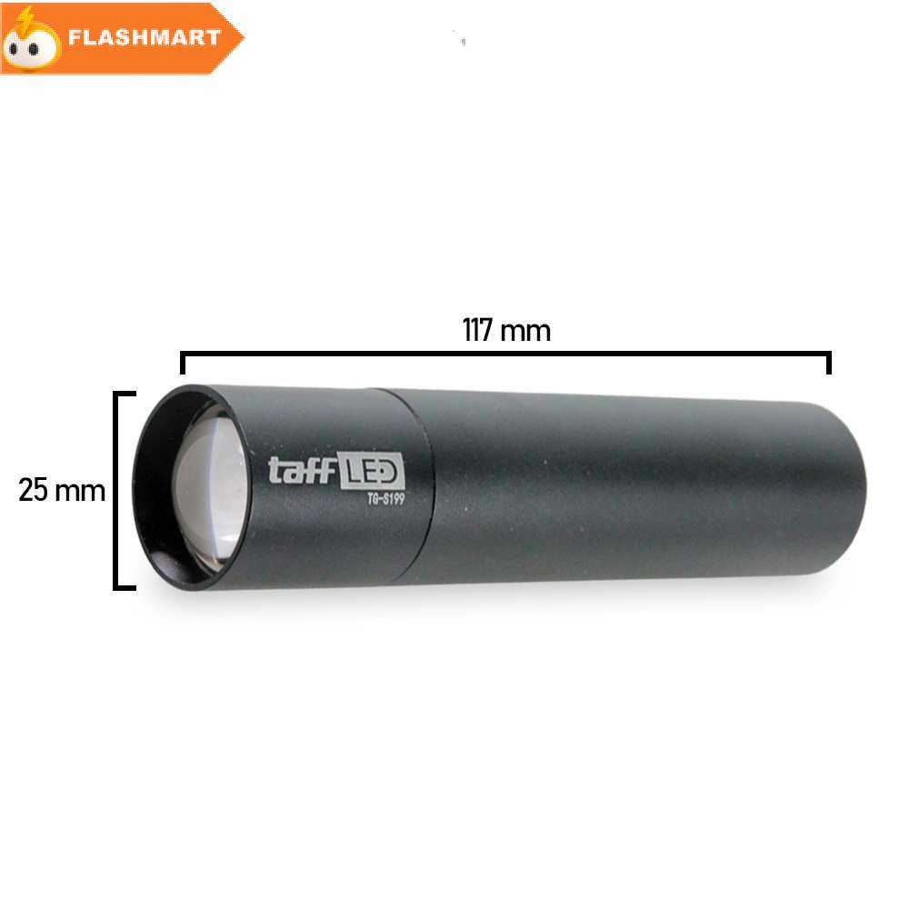 FLASHMART Senter LED Mini USB Rechargeable Battery Cree XPE - TG-S199