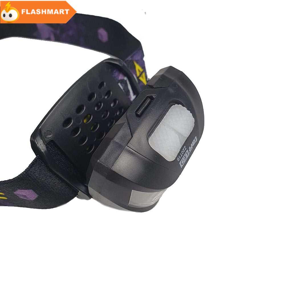 FLASHMART Headlamp Flashlight Rechargeable USB + Motion Sensor - Z20T19