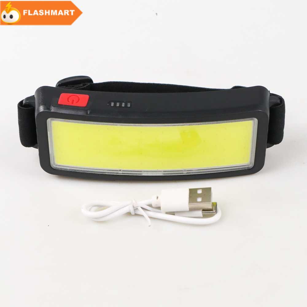 FLASHMART Pocketman Senter LED Kepala USB Rechargeable Headlamp COB 800 Lumens - TM-G14