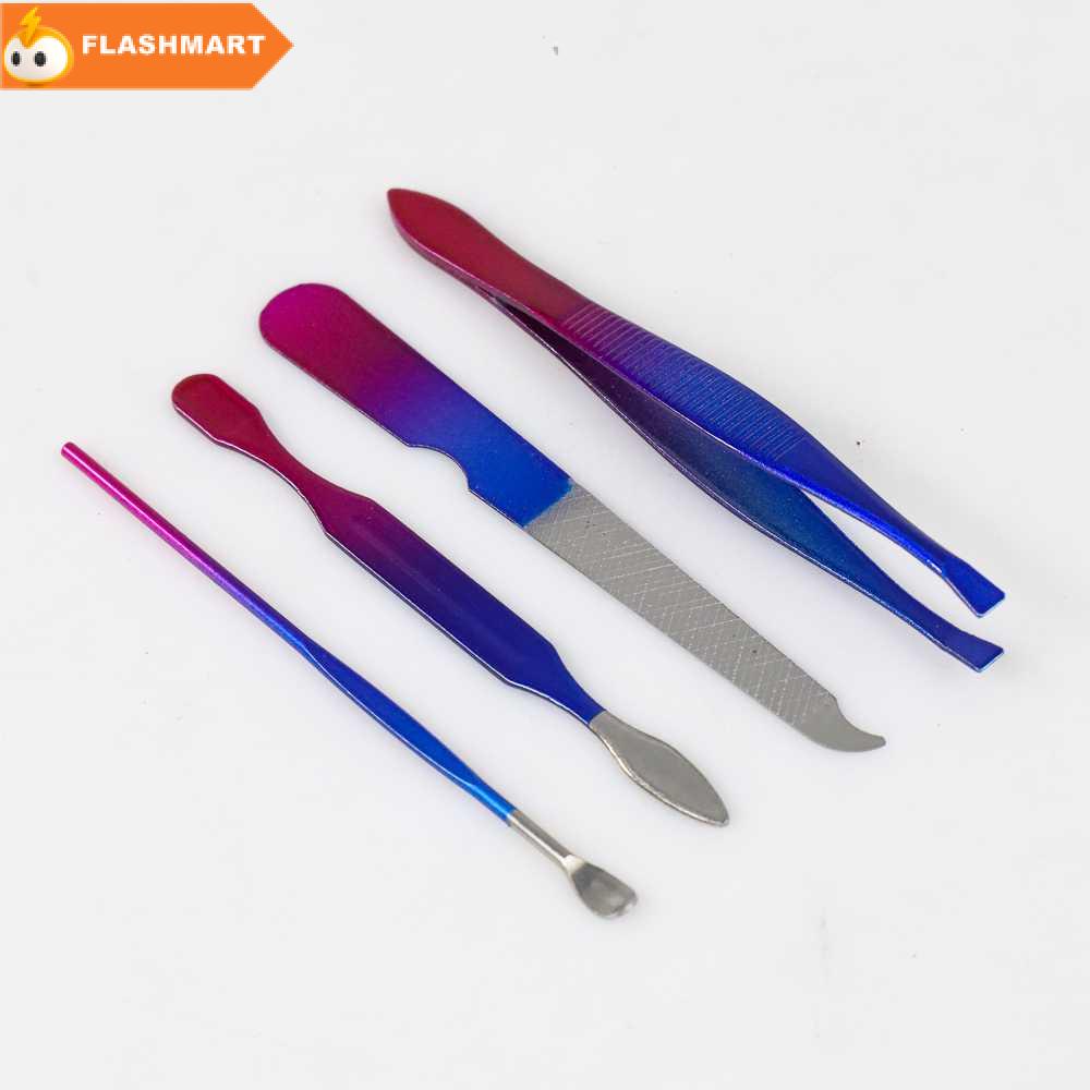 FLASHMART Nail Art Set Gunting Kuku Manicure Pedicure 7 PCS - 7023D