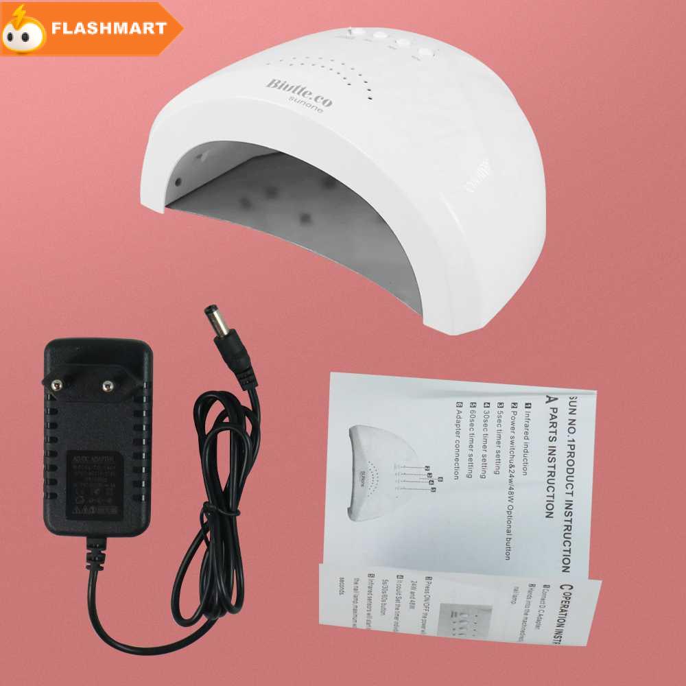 FLASHMART Pengering Kutek Kuku UV LED Nail Dryer 48W - CN48W