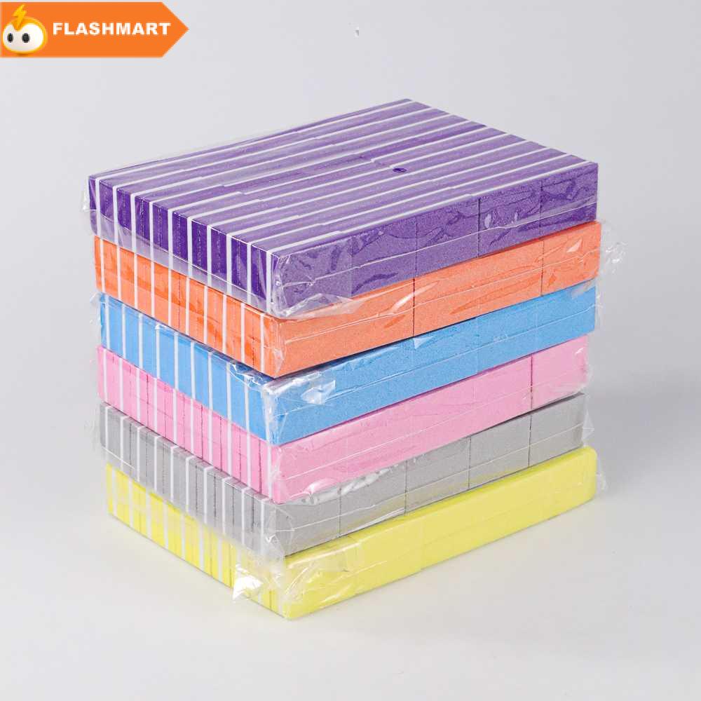 FLASHMART Balok Kikir Kuku Nail Polishing Block Manicure 50PCS - GCA-076