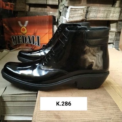 Sepatu kulit pria boots Medali sepatu dinas/kerja formal