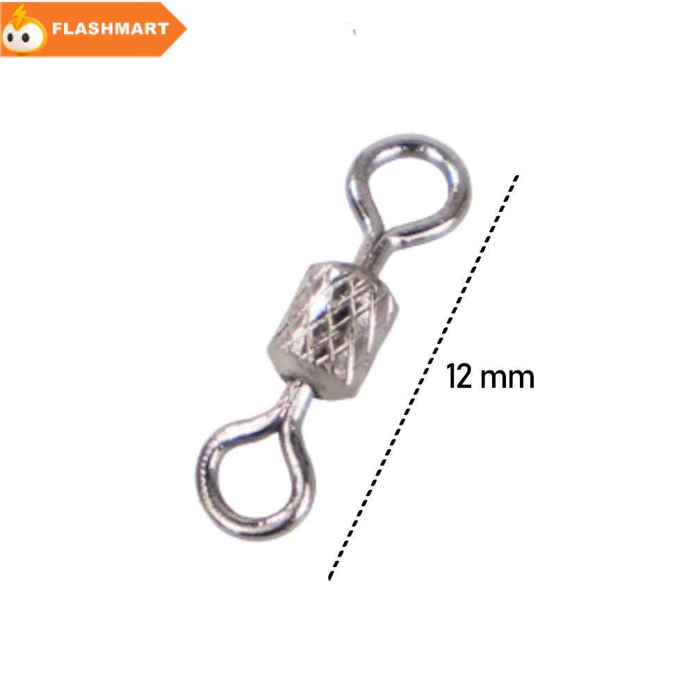 FLASHMART  Konektor Kail Pancing Rolling Swivel Fishing 100PCS - YH12