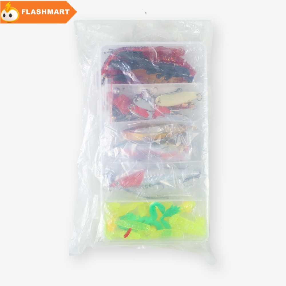 FLASHMART Umpan Pancing Ikan Set Fishing Bait Kit 91PCS - DWS250-F