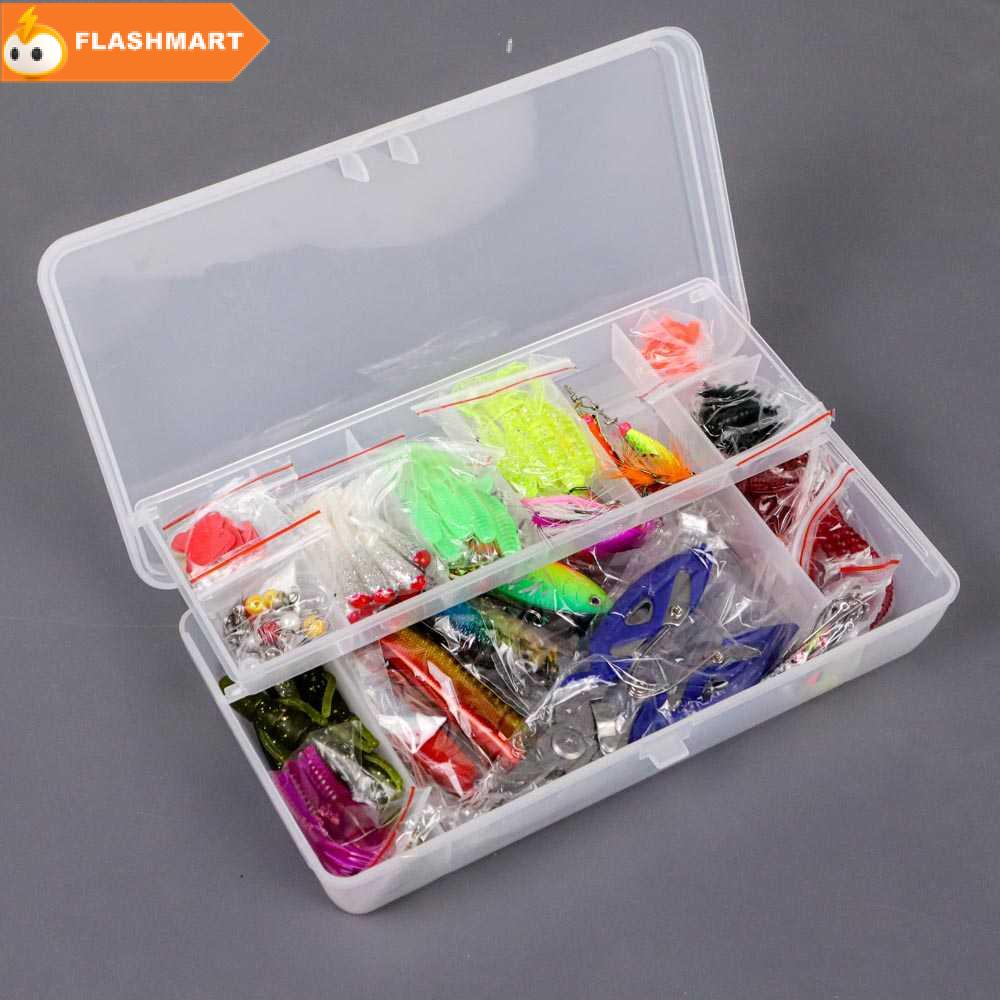 FLASHMART Umpan Pancing Ikan Set Fishing Bait Kit 109PCS - DWS250-G