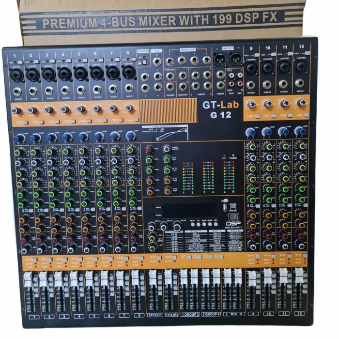 Terlaris Mixer Audio Gt Lab G12/Gt Lab G 12 12Ch By Rdw Original
