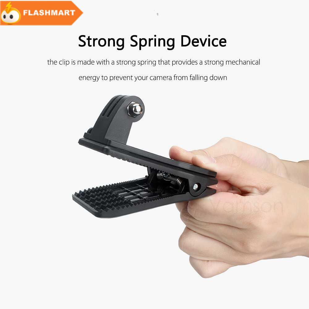 FLASHMART Vamson Clip Clamp Mount 360 Rotary for GoPro / Xiaomi Yi - VP512