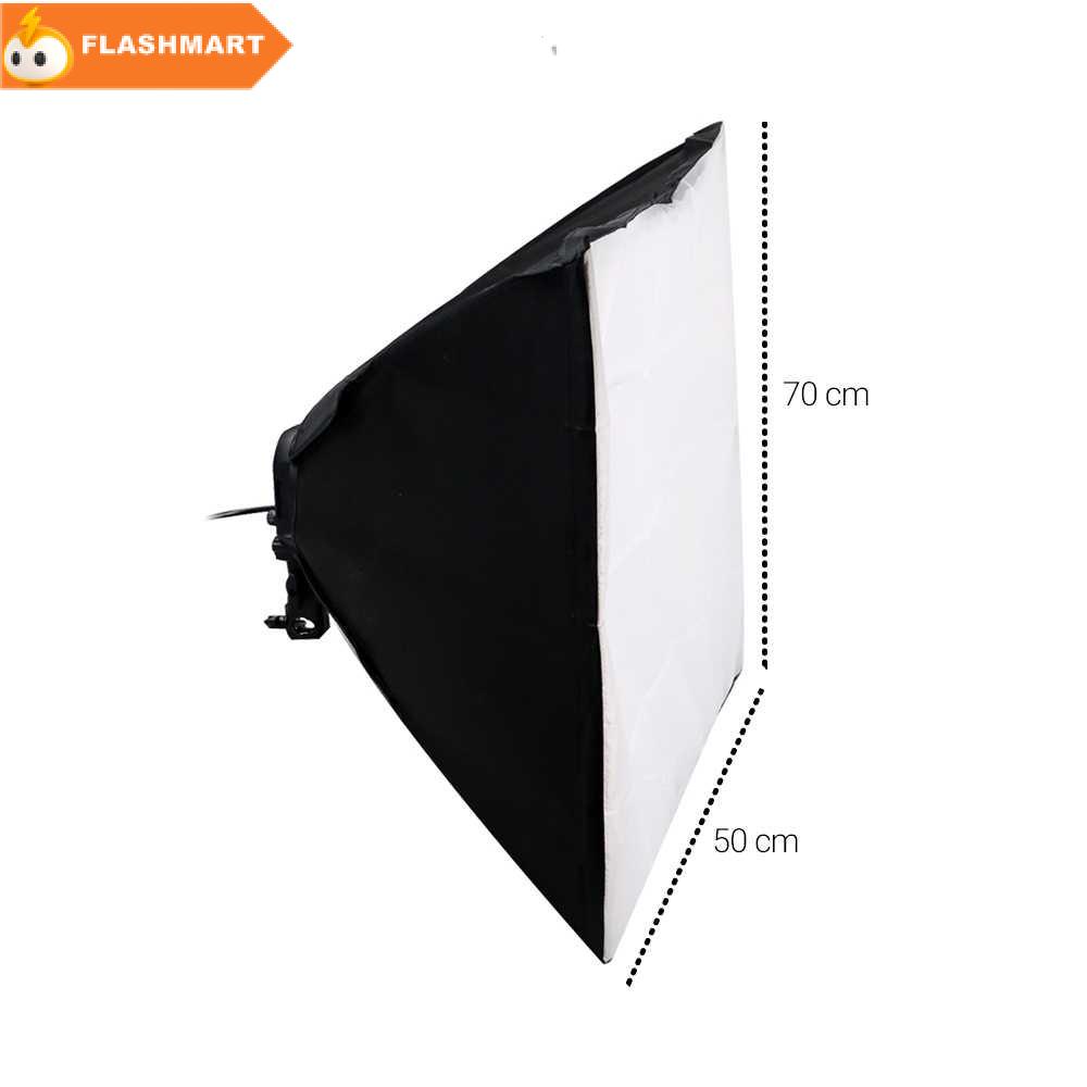 FLASHMART TaffSTUDIO Payung Softbox Reflektor 50x70cm E27 Four Lamp Socket - KS65