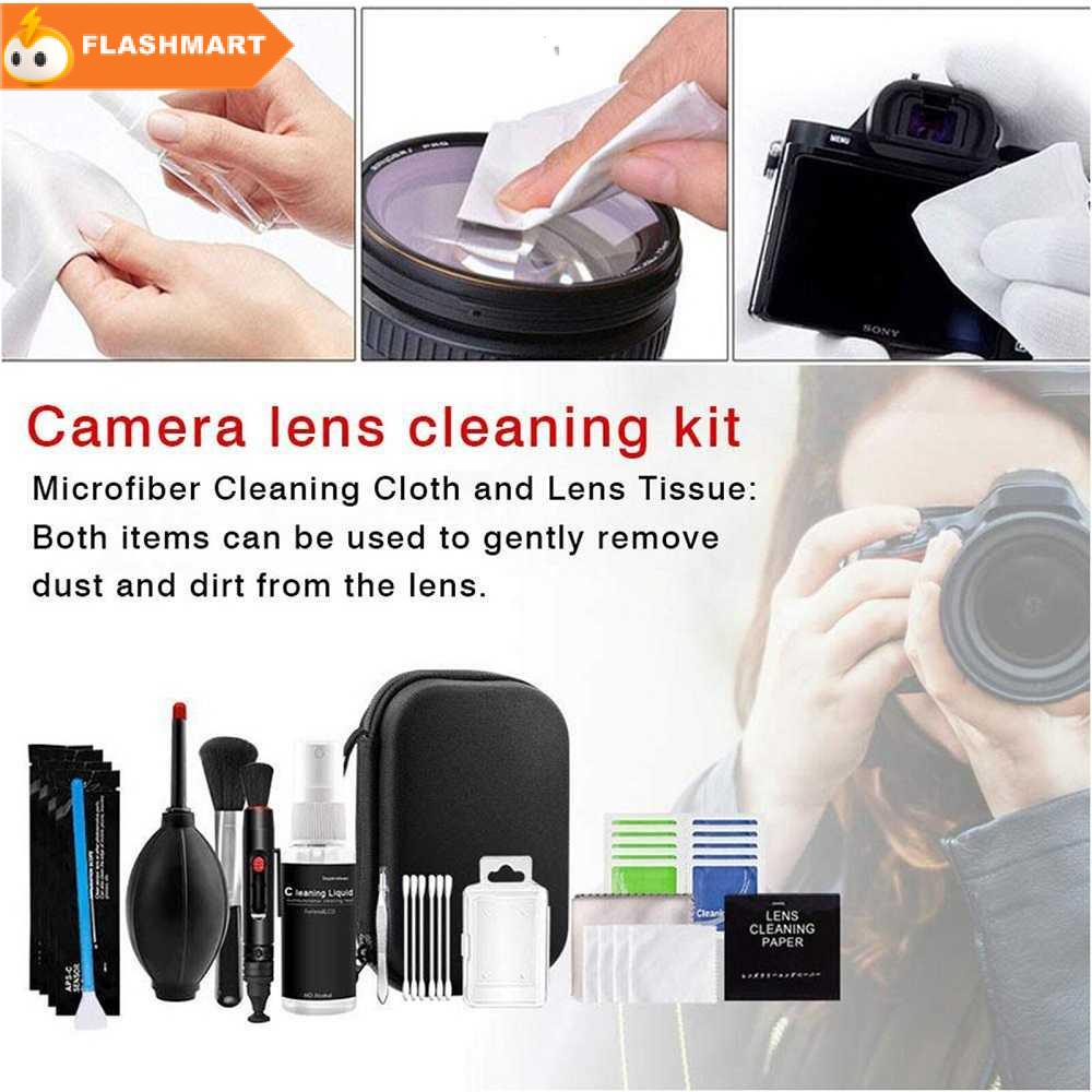 FLASHMART TaffSTUDIO Set Pembersih Kamera Camera Cleaning Kit 13 in 1 - 13564