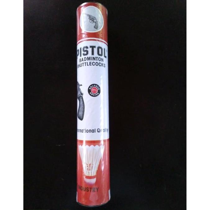 Shuttlecock Kock Badminton Bulutangkis Pistol Merah Putih