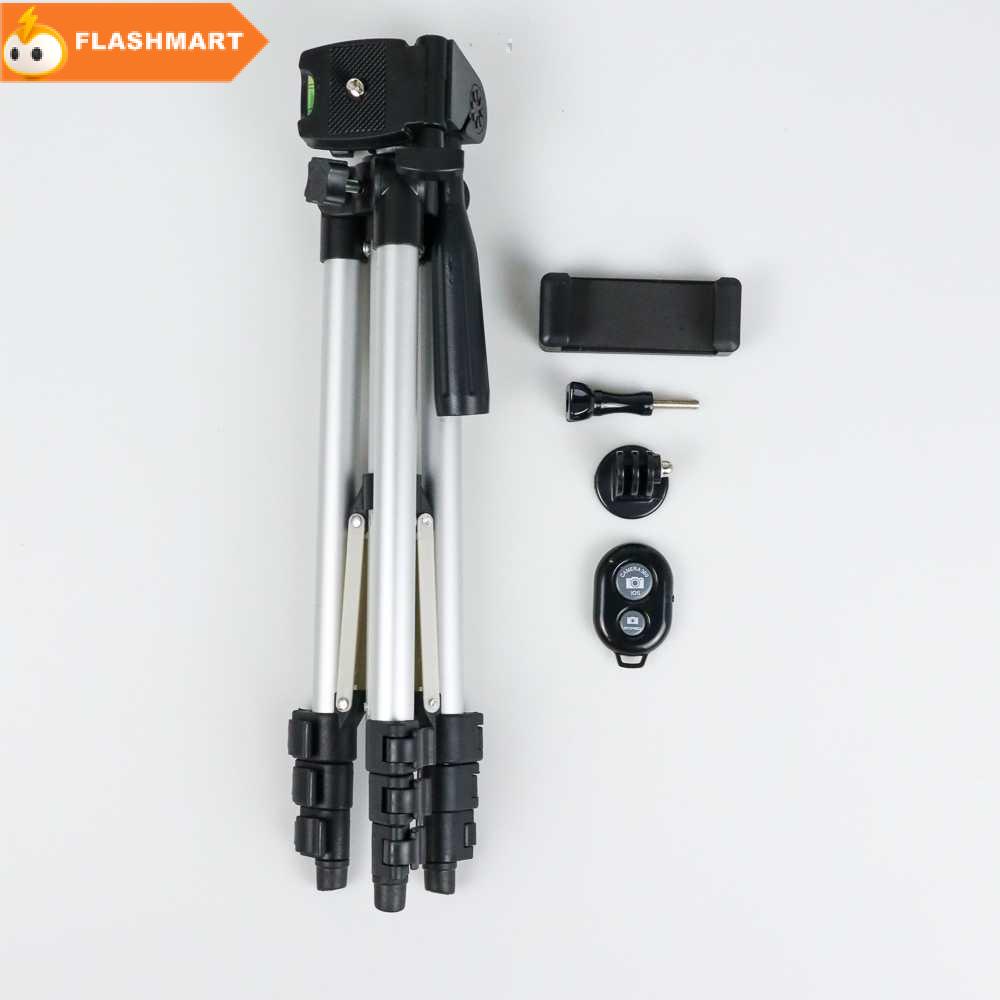 FLASHMART NUNUPHO Tripod Kamera Profesional with Bluetooth Shutter - 3110