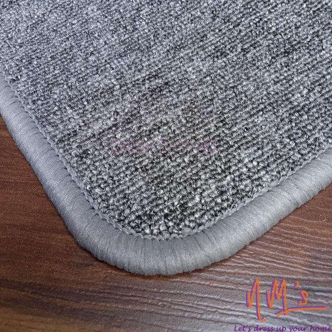 Karpet permadani alas lantai ruang tamu kamar antislip polos minimalis