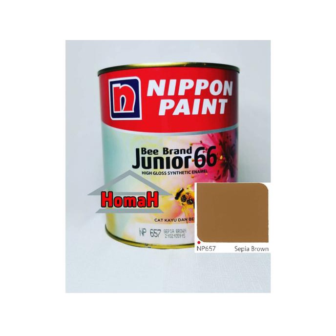 Sale Junior 66 Nippon Paint Cat Minyak /Cat Kayu Dan Besi Ukuran 1Kg Termurah
