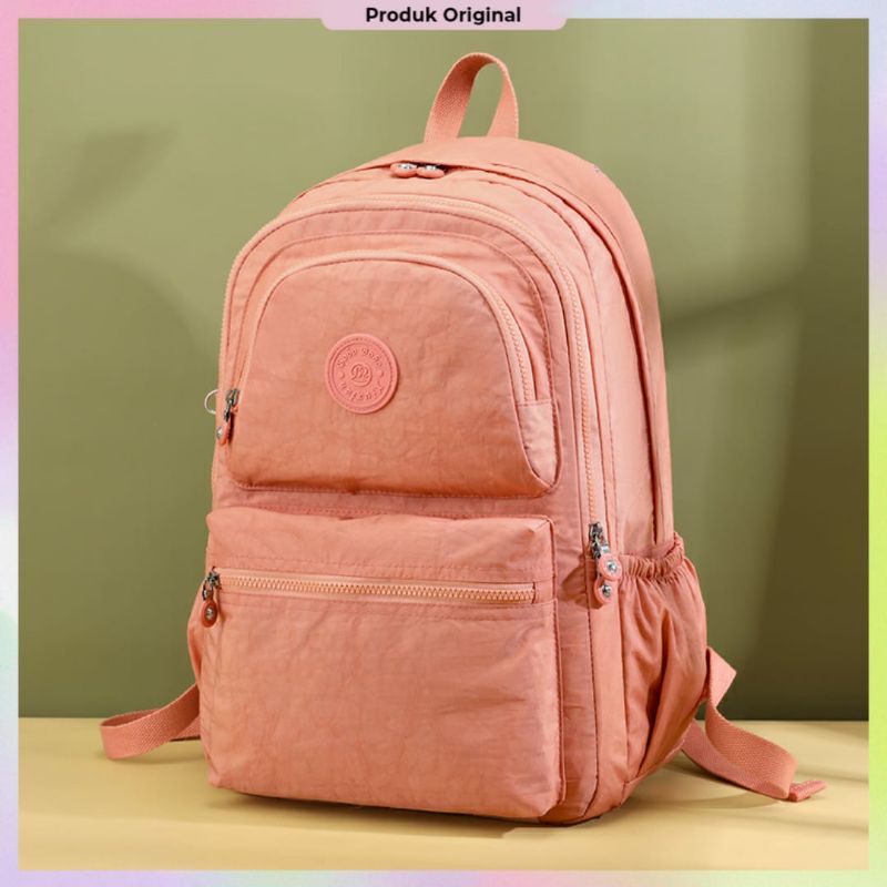 Ocean Sky - Tas ransel wanita BOBO 6025 muat laptop 18in Bahan polyester anti air