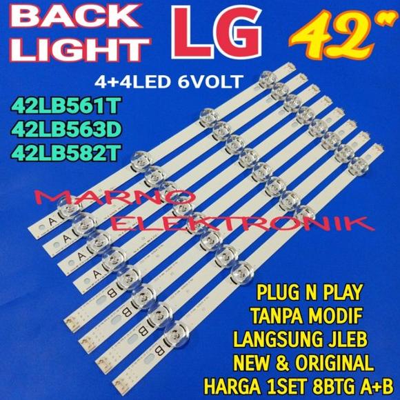 LAMPU BL BACKLIGHT LED TV LG 42 IN 42LB561T 42LB563D 42LB582T 42 INCH 42LB561 42LB563 42LB582 42LB 4
