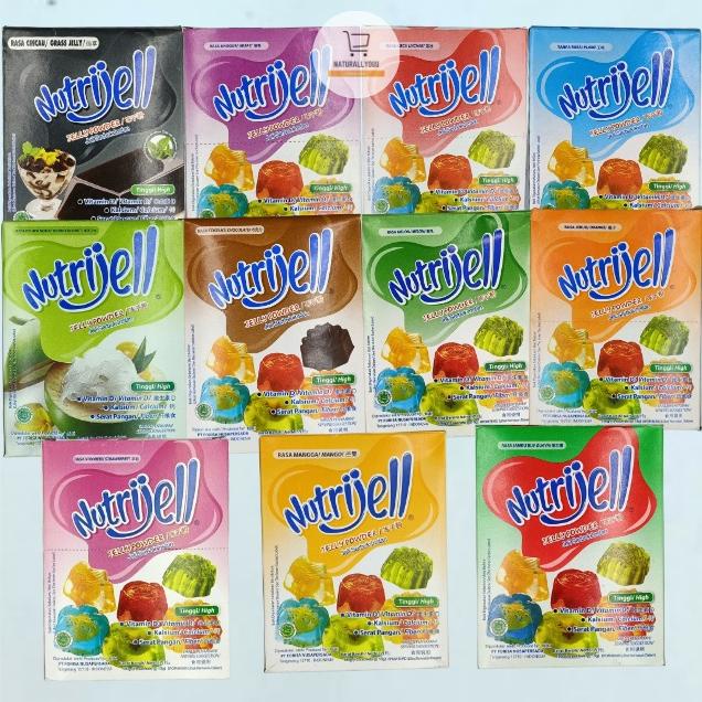 

Nutrijell Jelly Bubuk 15gram x 12Pcs (Box) Best Seller