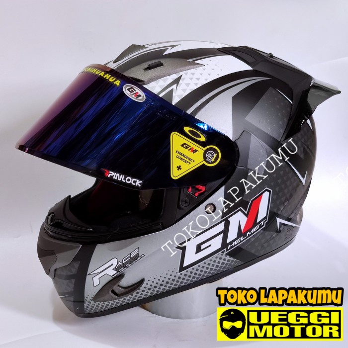 Helm Paket Ganteng Gm Race Pro Full Face
