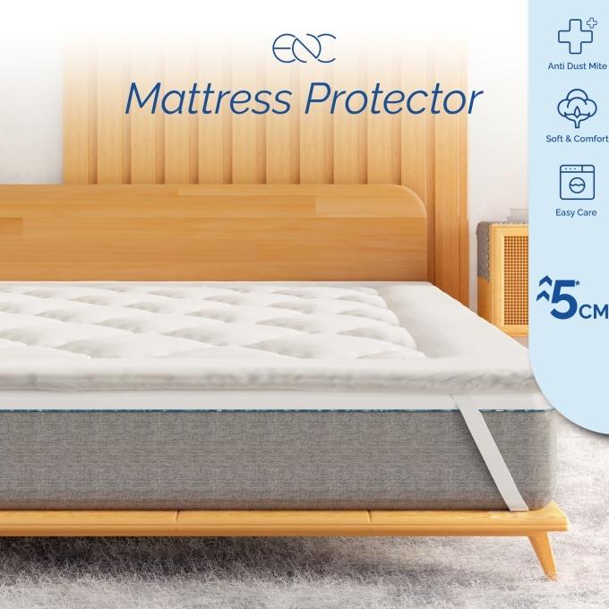 Matras Protector silikon TEBAL 120x200 180x200 pelindung kasur topper